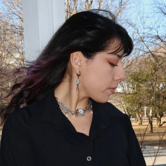 Glimmer Huggie Earrings