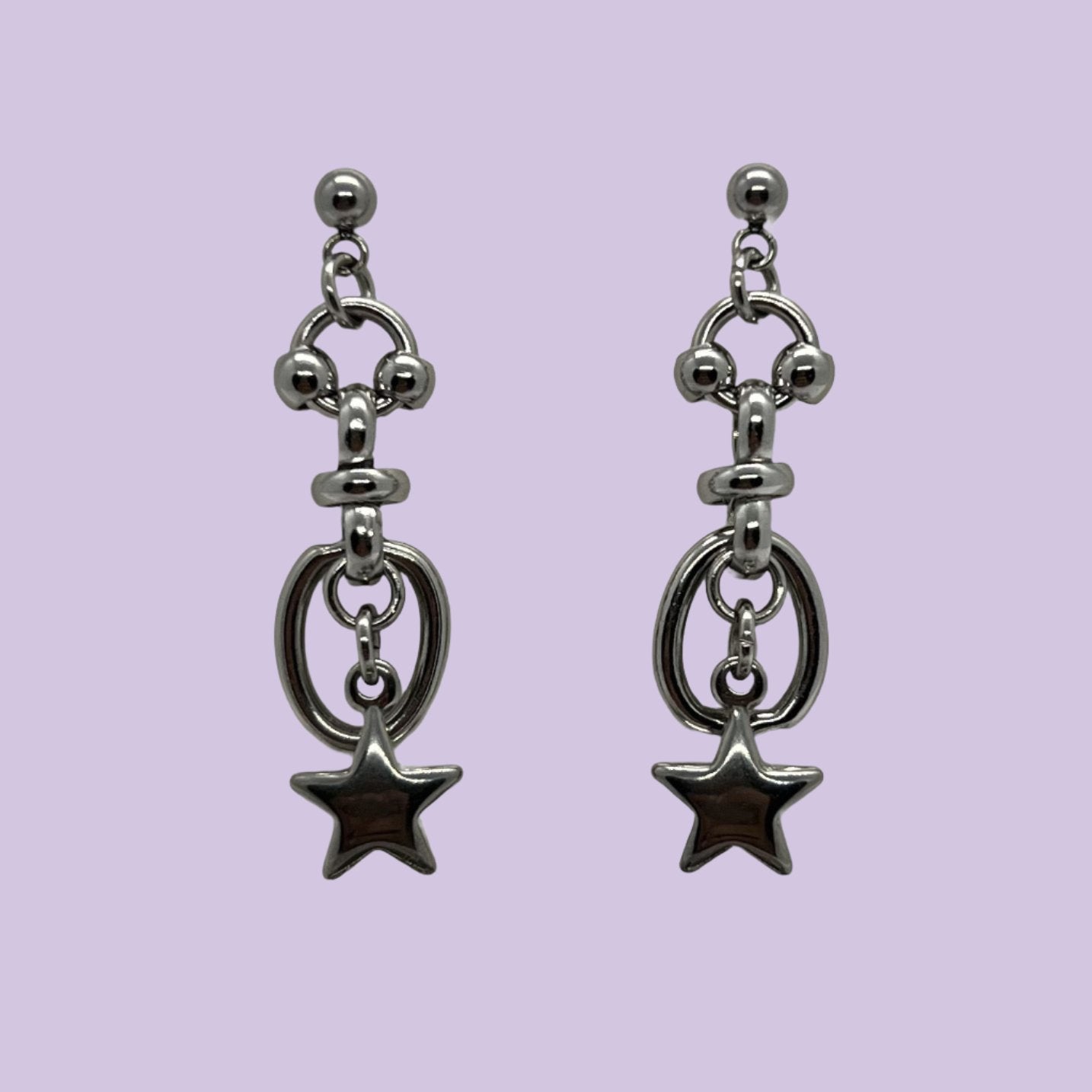 stellar link earrings