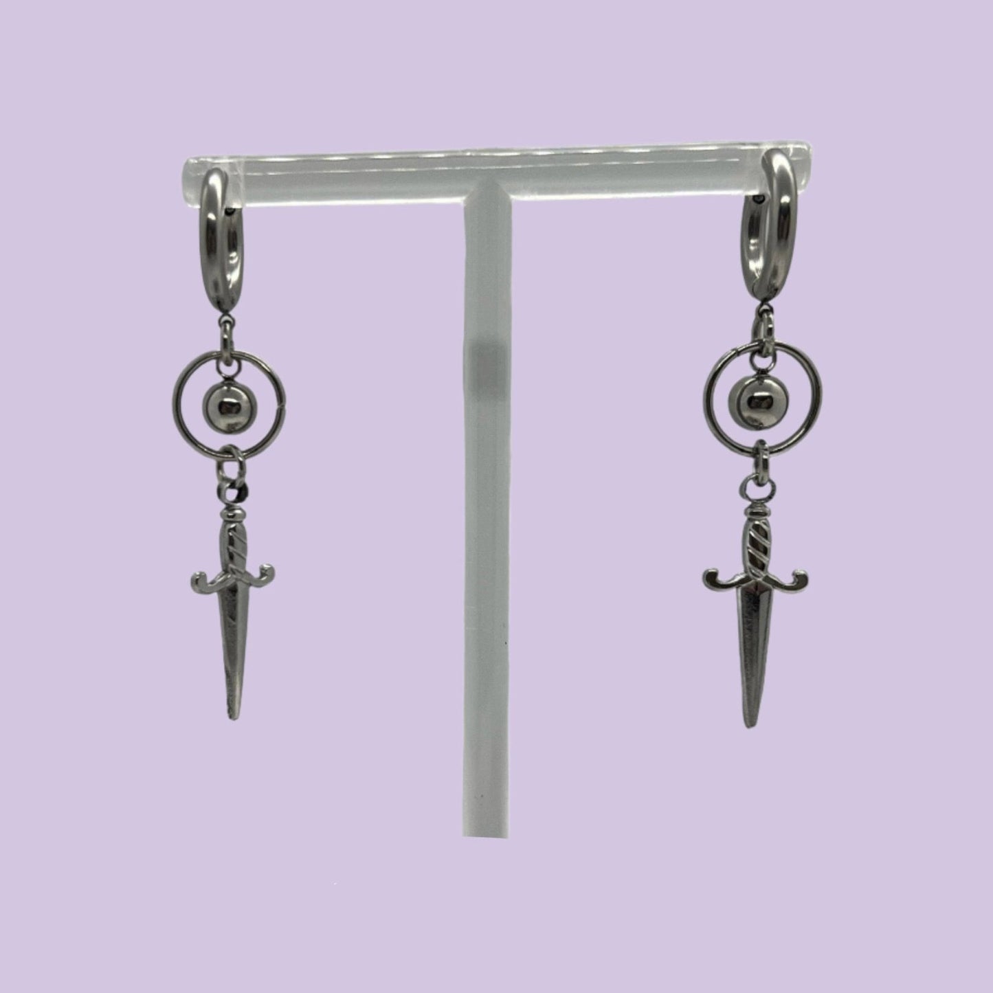 Blade Hoop Earrings
