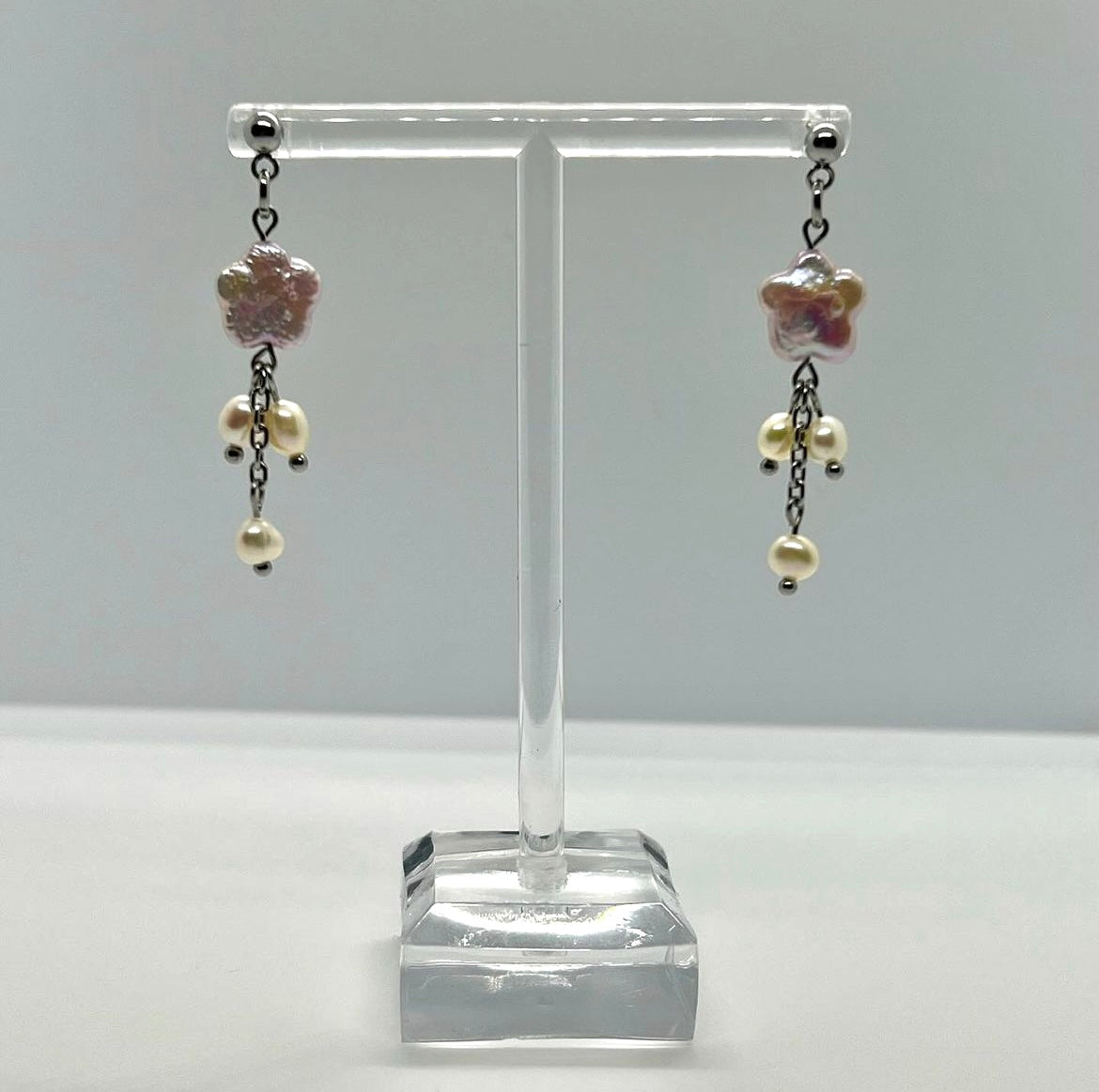 Pearl Flower Earrings
