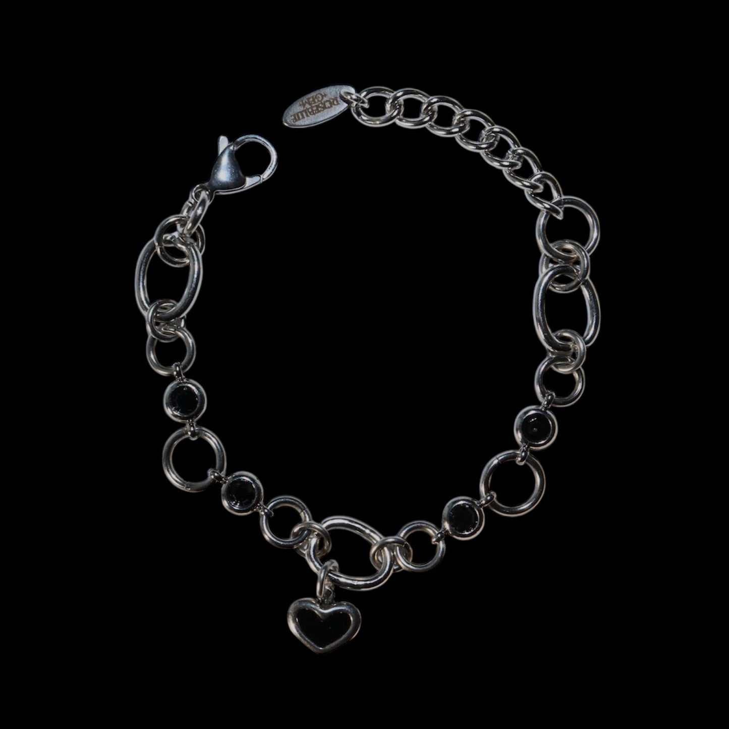 Midnight Orbit Bracelet Black Background