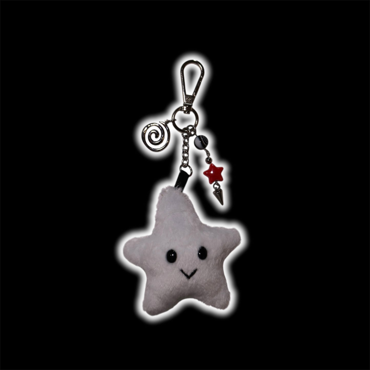 Twizzy Star Plush Keychain