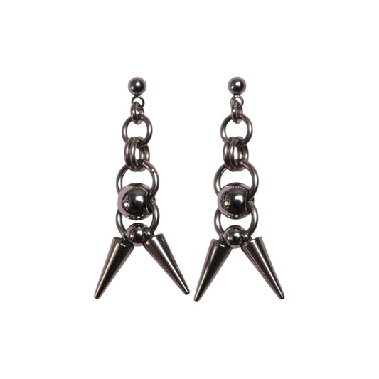 ROSEBLUEGEM- Duel Earrings White Background
