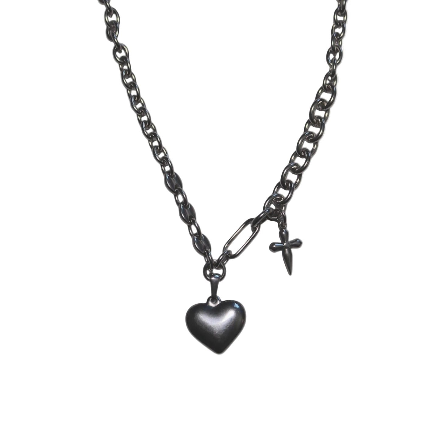 Pale Heart Necklace