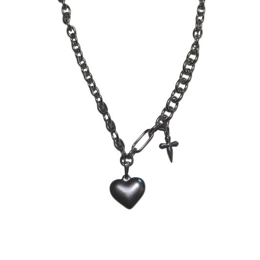 Pale Heart Necklace