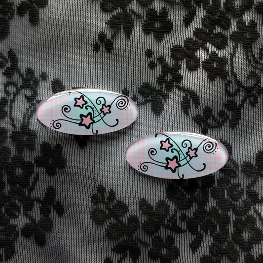 Soñé Hair Clip - Pink & Blue