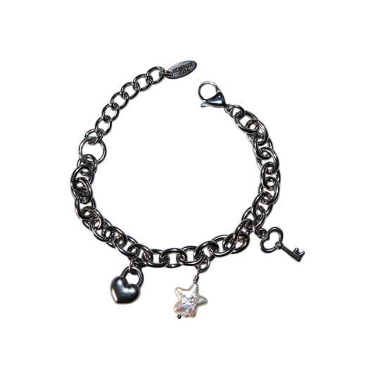 Key To My Heart Bracelet White Background