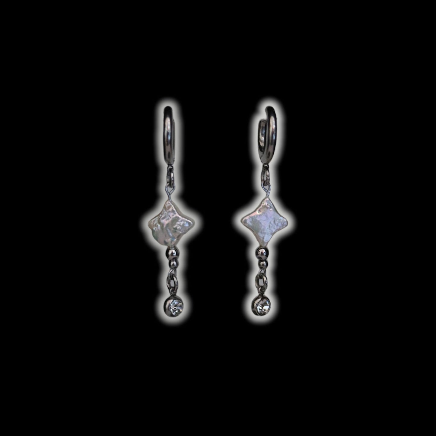 Glimmer Huggie Earrings