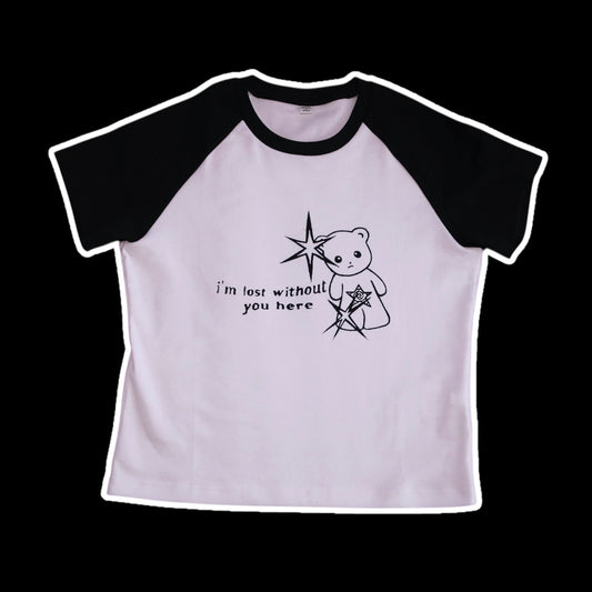 [PRE-ORDER] I'm Lost Without You Here Baby Tee
