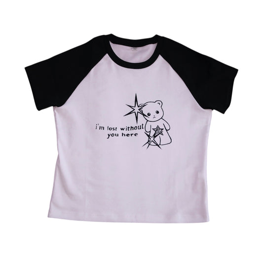 [PRE-ORDER] I'm Lost Without You Here Baby Tee