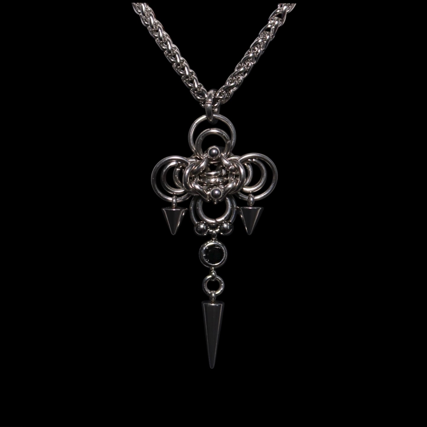 ROSEBLUEGEM- Cross Your Heart - Noir Black Background