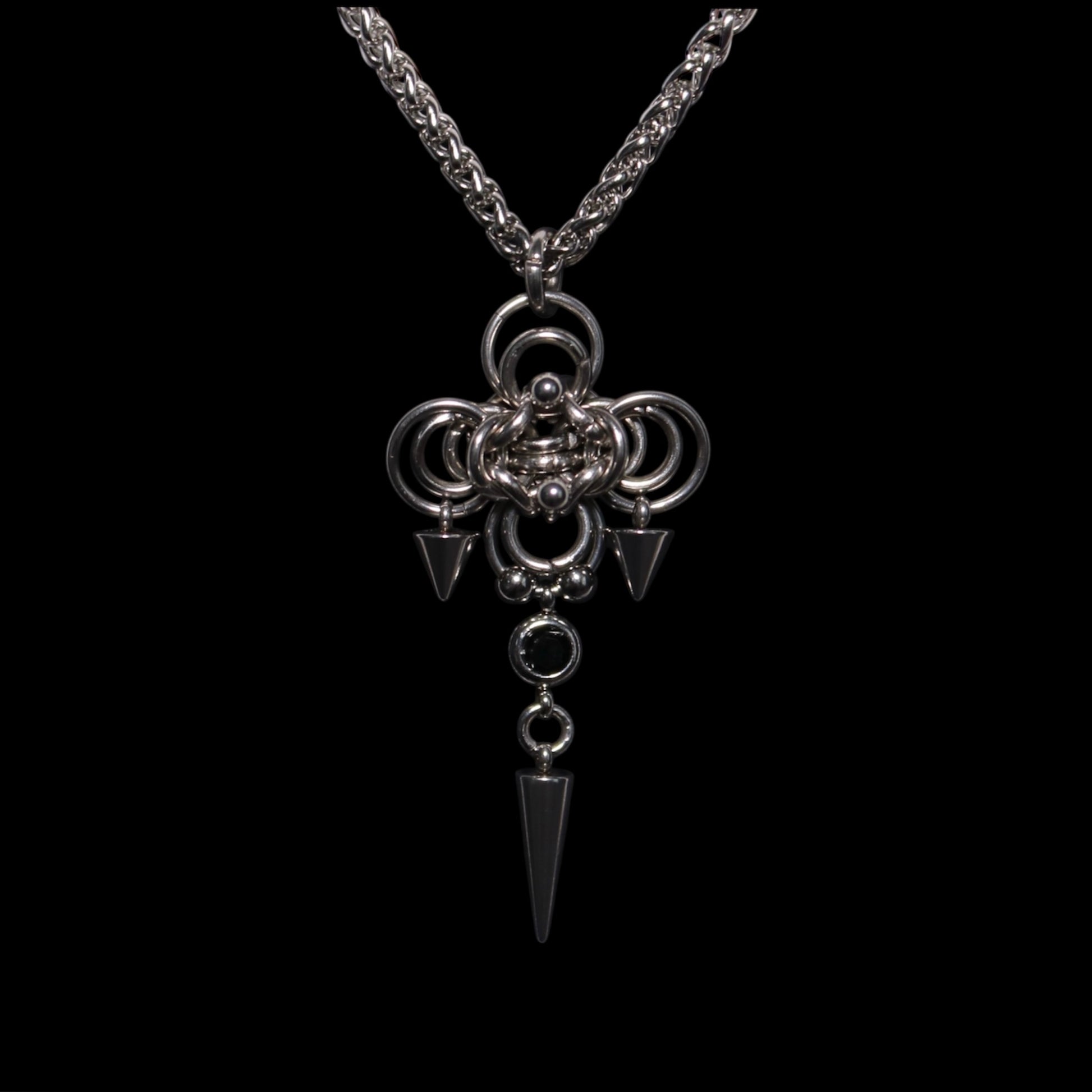 ROSEBLUEGEM- Cross Your Heart - Noir Black Background