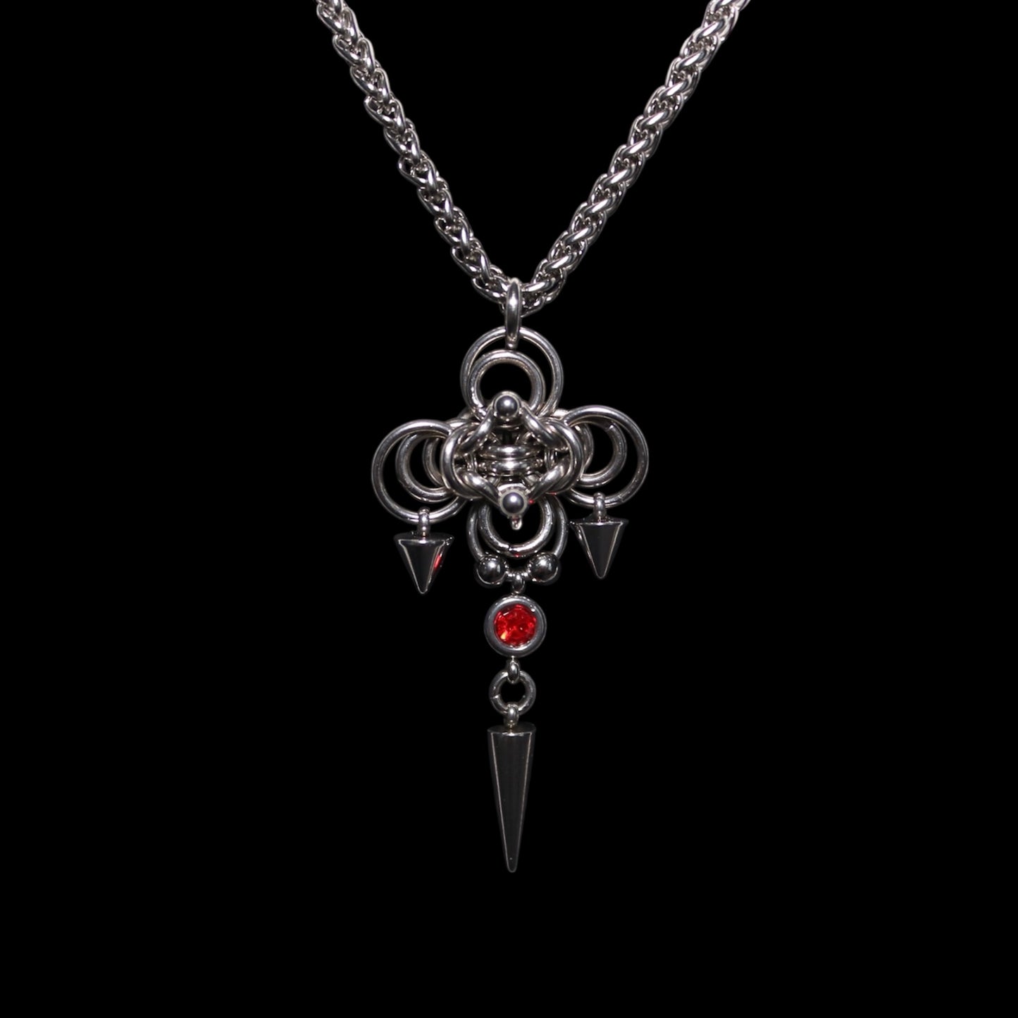ROSEBLUEGEM- Cross Your Heart - (Rouge) Black Background