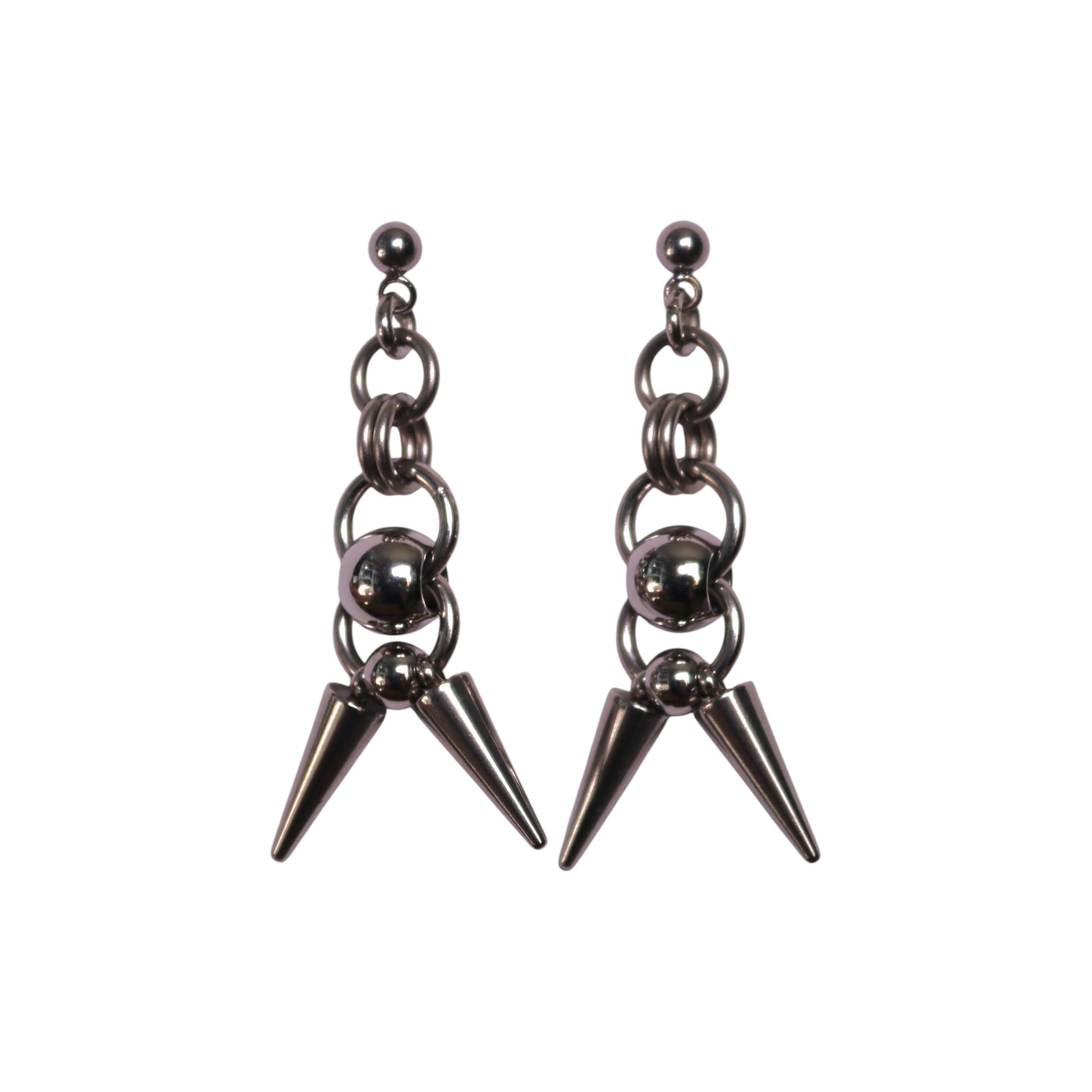 ROSEBLUEGEM- Duel Earrings White Background