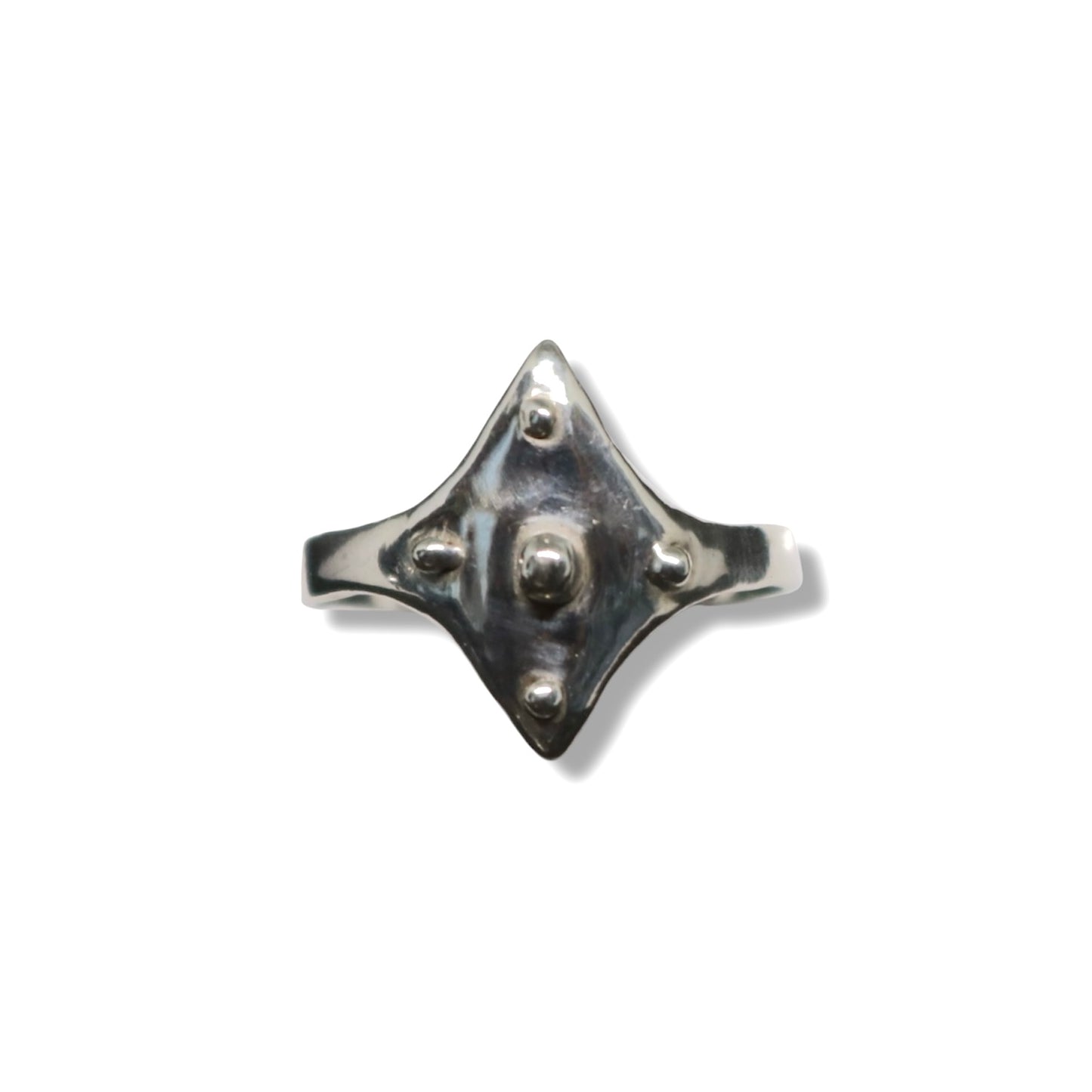 ROSEBLUEGEM- SHIELD RING white background