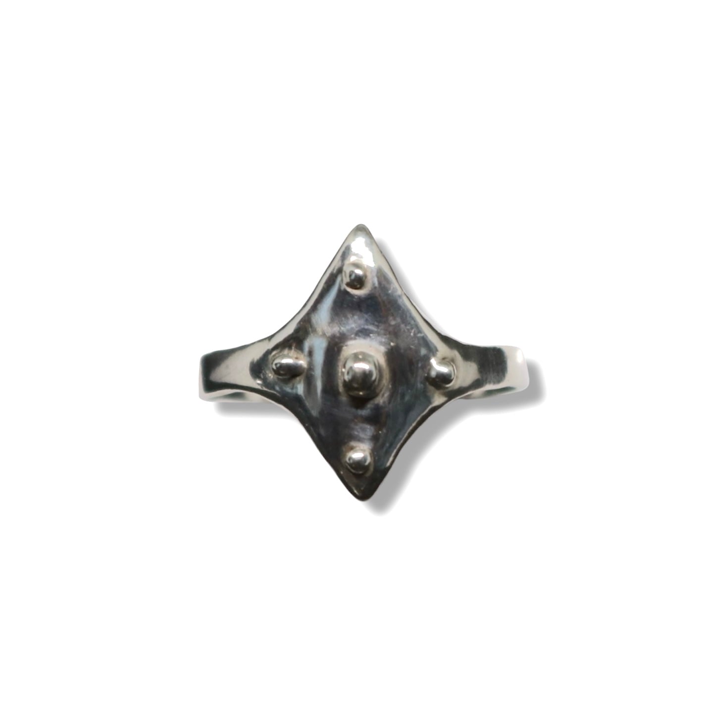ROSEBLUEGEM- SHIELD RING white background