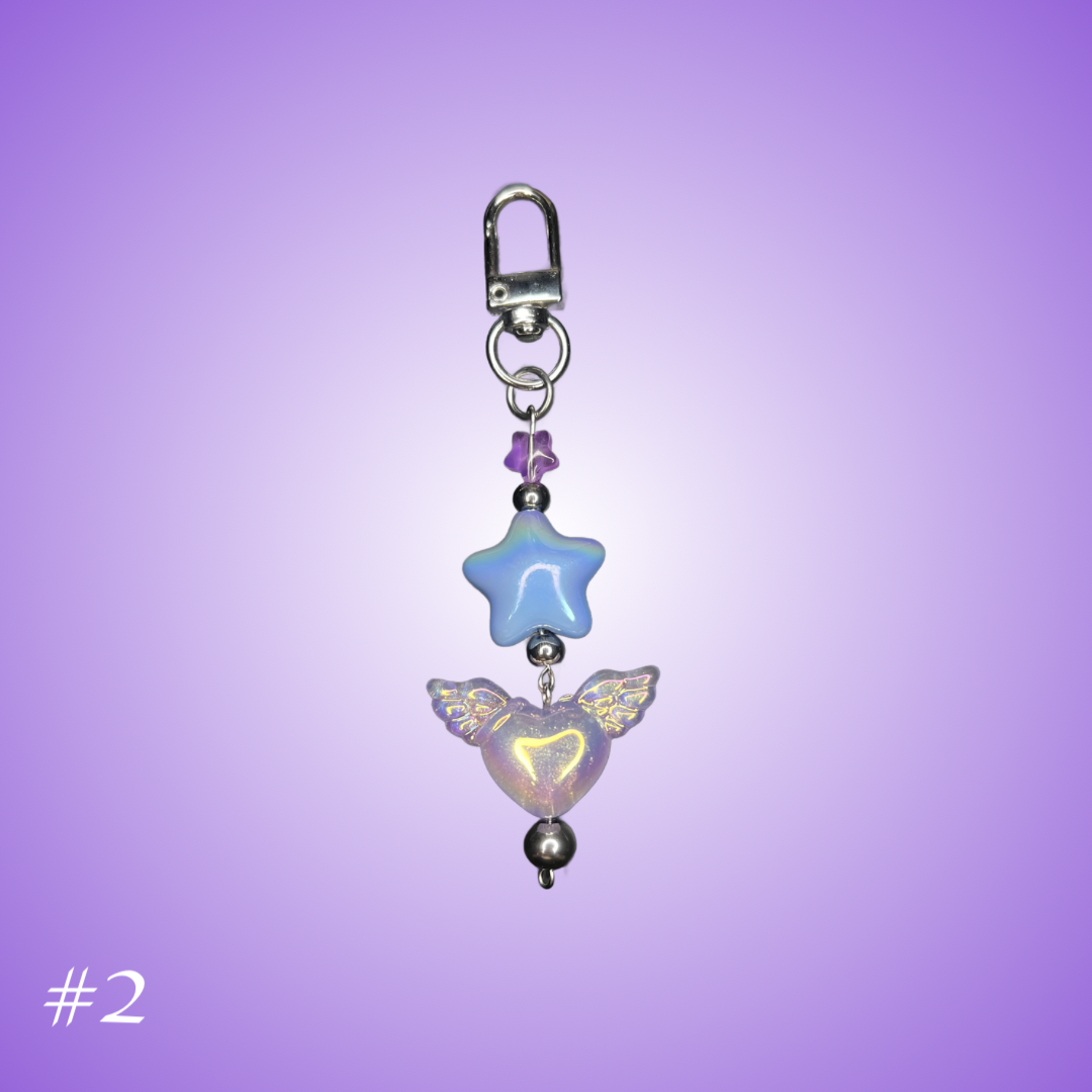 angel's wish charm - multi-colored