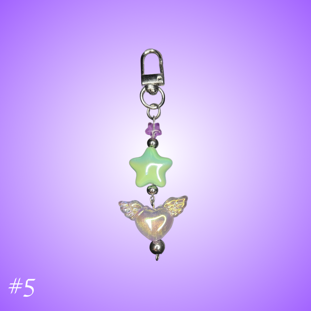 angel's wish charm - multi-colored