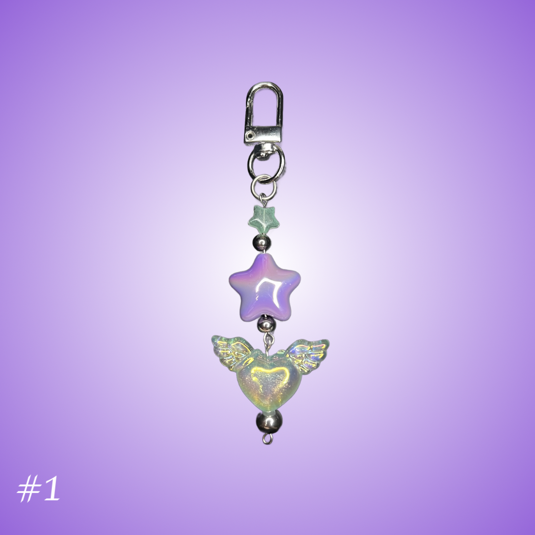 angel's wish charm - multi-colored